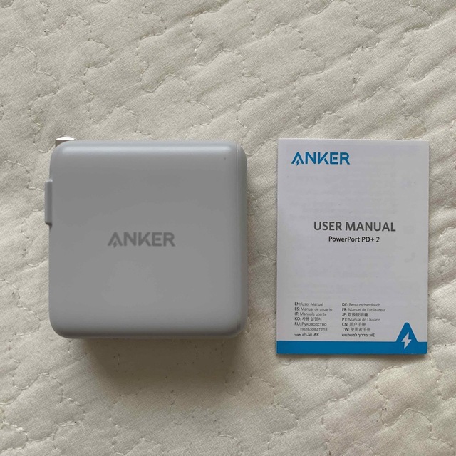 Anker(アンカー)のアンカー　充電器 スマホ/家電/カメラのスマートフォン/携帯電話(バッテリー/充電器)の商品写真