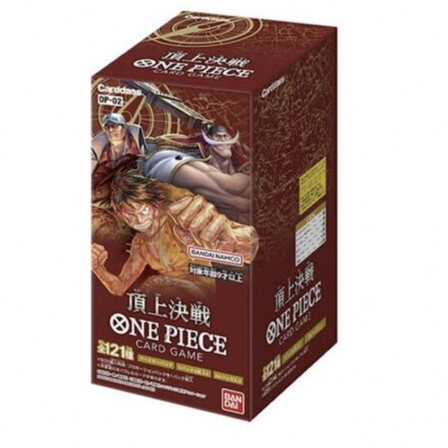 【新品未開封】ONE PIECE カードゲーム 頂上決戦 1BOX OP-02Box/デッキ/パック