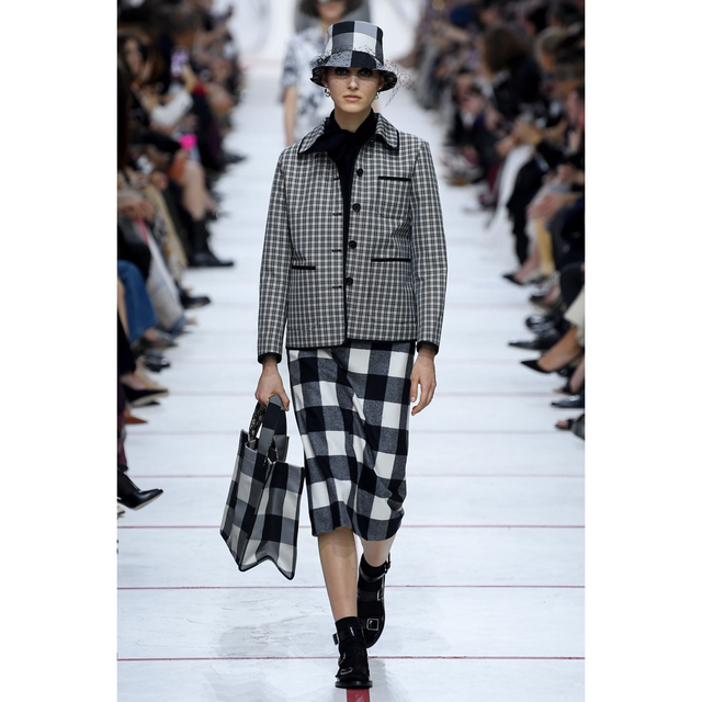 Christian Dior 2019AW チェック スカート 34サイズ clinicskin.com.br