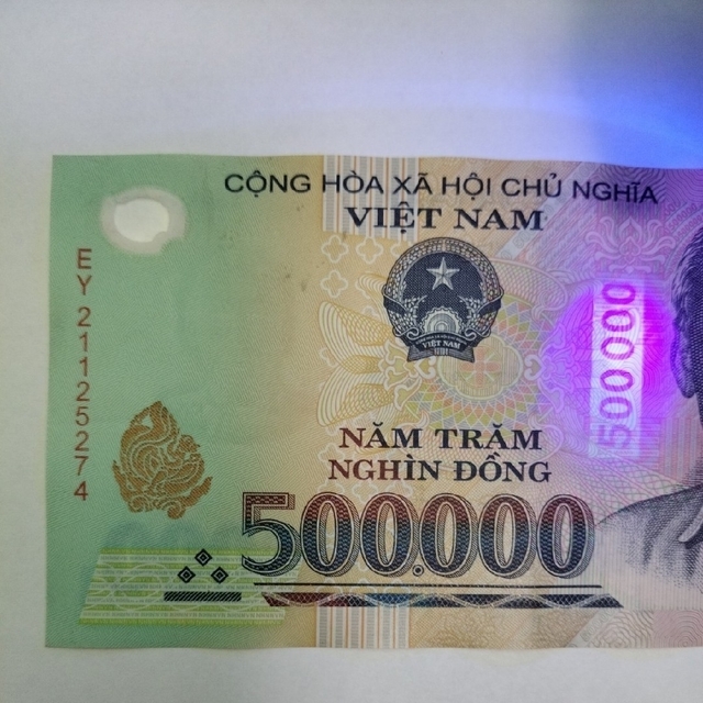 ベトナムドン50万ドン×１０枚