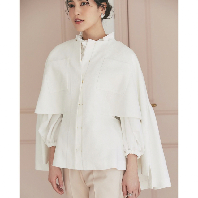 seventen by kawahito miho ツイードフレアショートコート | labiela.com