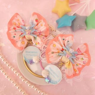 ゆっこ様専用 ハンドメイド♡ゆめかわスイーツフリルツイン(ファッション雑貨)