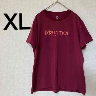 マーモット(MARMOT)のマーモット　Marmot  Tシャツ ワインレッド　XLサイズ(Tシャツ(半袖/袖なし))