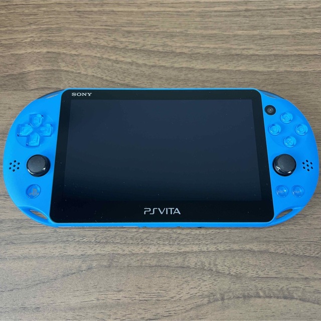 PlayStation Vita(プレイステーションヴィータ)の★美品★PlayStationVITA PCH-2000 ZA23 アクアブルー エンタメ/ホビーのゲームソフト/ゲーム機本体(携帯用ゲーム機本体)の商品写真