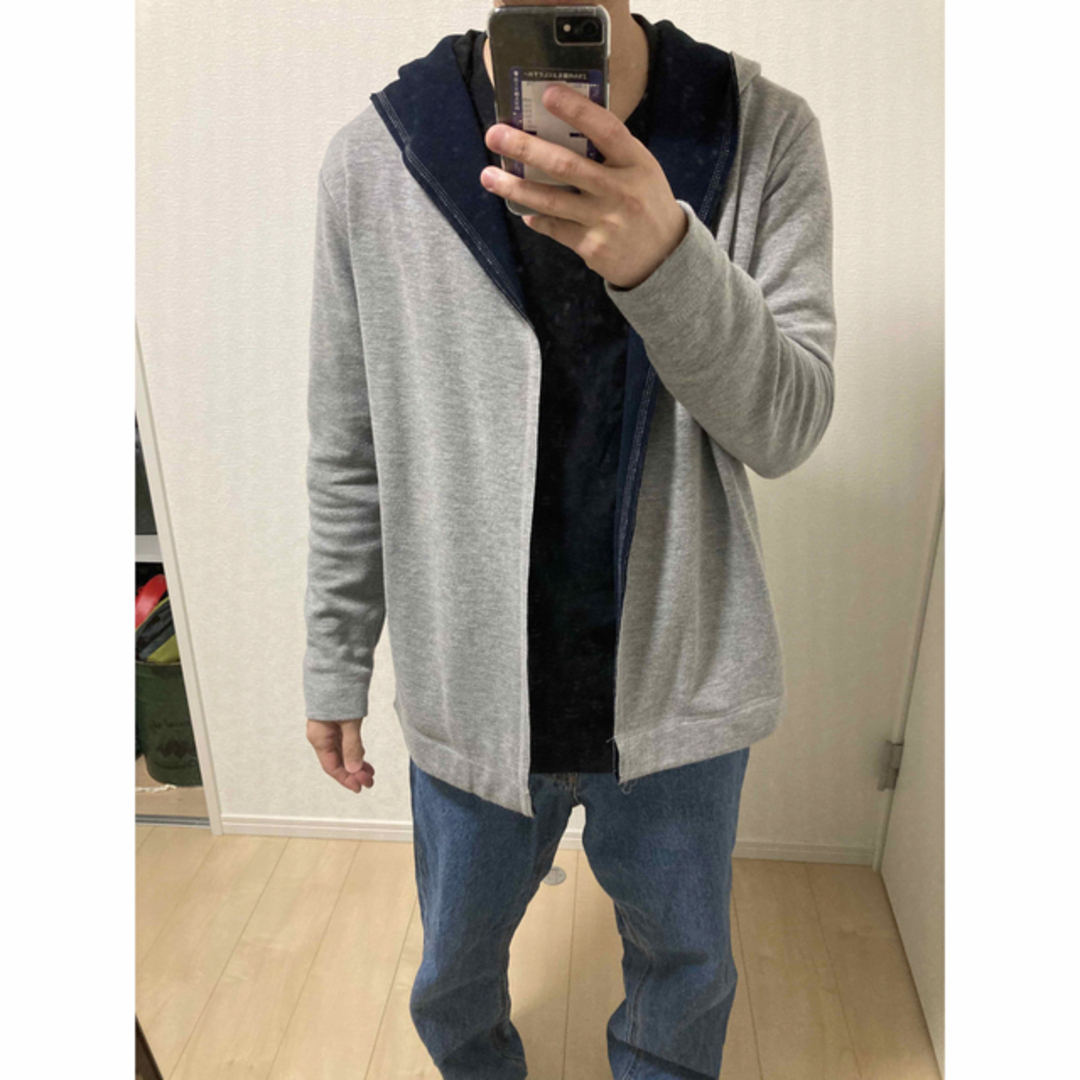 AZUL by moussy(アズールバイマウジー)の美品　AZUL パーカー　カーディガン メンズのトップス(カーディガン)の商品写真