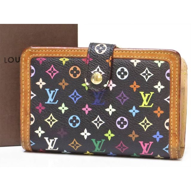 LOUIS VUITTON(ルイヴィトン)のルイヴィトン　マルチカラー　ポルトフォイユ・ヴィエノワ　がま口財布　M92988 レディースのファッション小物(財布)の商品写真