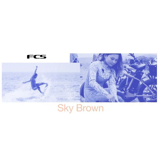 2023年FCS Sky Brown TRI FIN　PAD　SET スポーツ/アウトドアのスポーツ/アウトドア その他(サーフィン)の商品写真