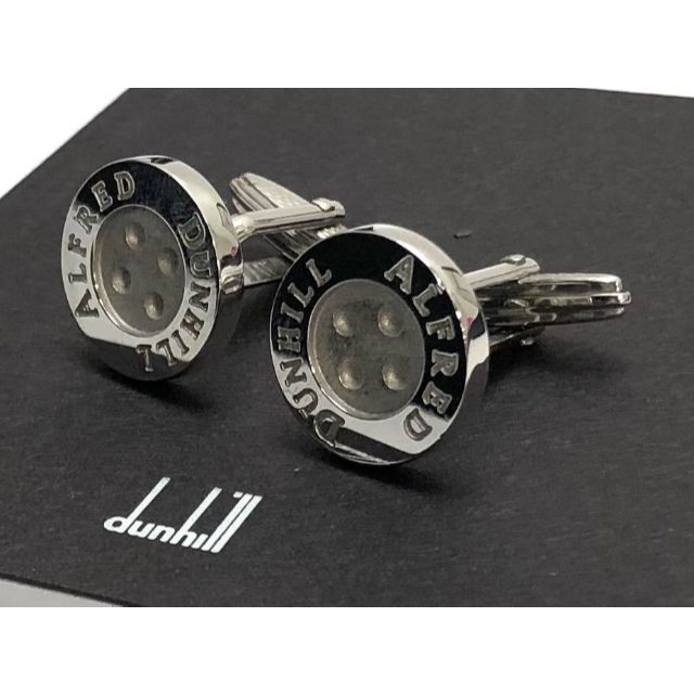 ☆未使用品☆DUNHILL ダンヒル カフスボタン ブラックxピンクゴールド