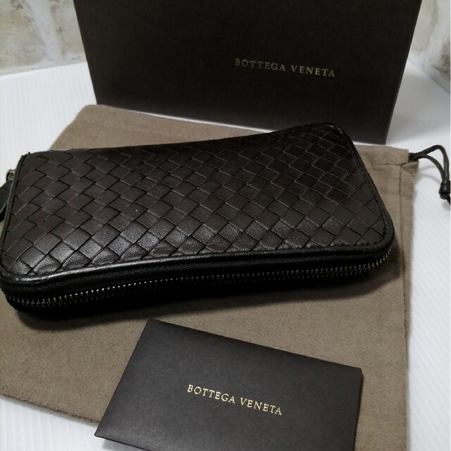 Bottega Veneta(ボッテガヴェネタ)の◆mei様専用お値引き◆★BOTTEGA VENETA★長財布 ダークブラウン メンズのファッション小物(長財布)の商品写真