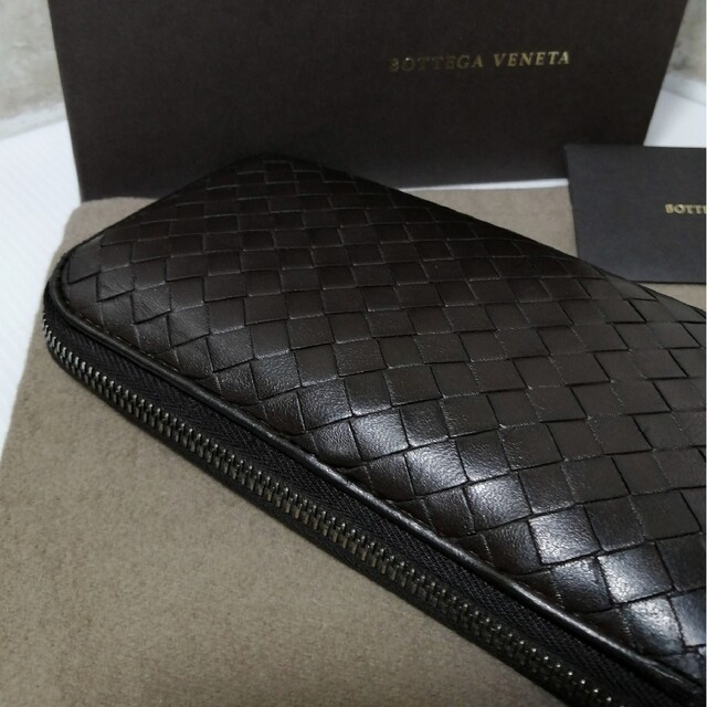 Bottega Veneta(ボッテガヴェネタ)の◆mei様専用お値引き◆★BOTTEGA VENETA★長財布 ダークブラウン メンズのファッション小物(長財布)の商品写真