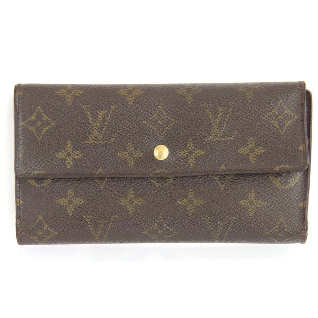 『USED』 LOUIS VUITTON ルイ・ヴィトン ポルトトレゾール・インターナショナル  M61215 長財布 モノグラムキャンバス モノグラムファスナー内側