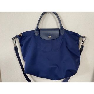 ロンシャン(LONGCHAMP)のロンシャン　バッグ　ネイビー(トートバッグ)