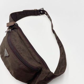 売切り特価 □超レア 美品□ プラダ ウエストポーチ ナイロン 三角ロゴ