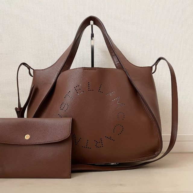 ✨極美品✨ ステラマッカートニー 2way ハンドバッグ パンチング