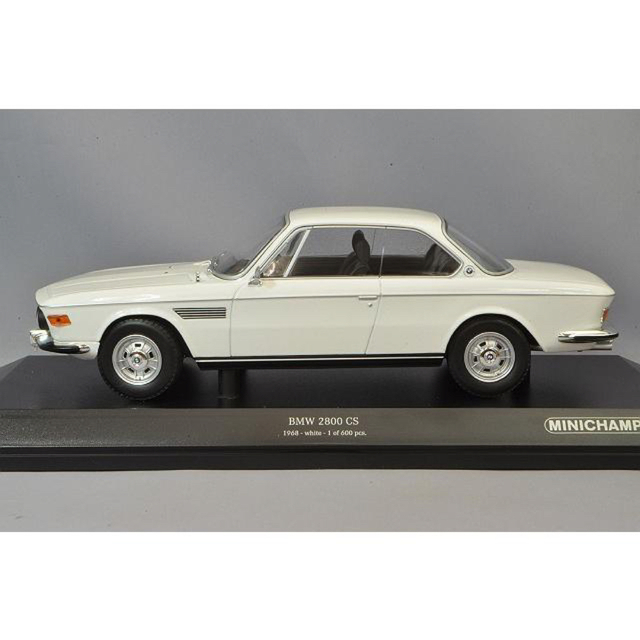  ミニチャンプス 1/18 BMW 2800 CS 1968ホワイト600台限定 エンタメ/ホビーのおもちゃ/ぬいぐるみ(ミニカー)の商品写真