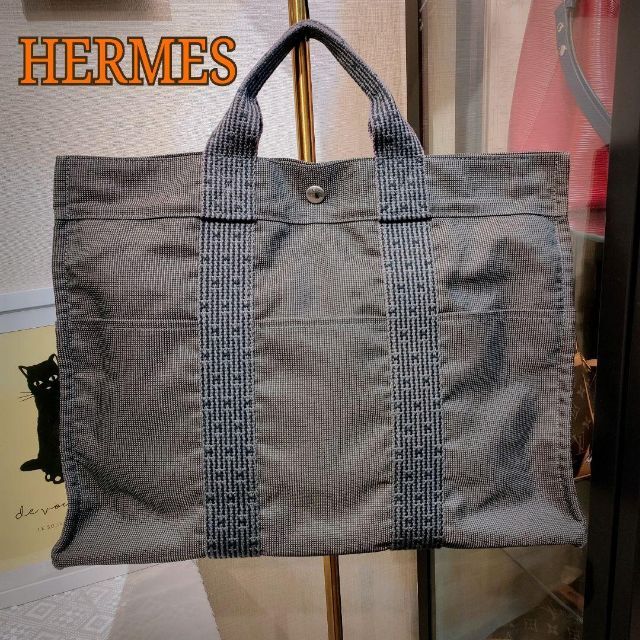 エルメス HERMES エールライン MM ビジネスバッグ 通学 ハンドバッグ-