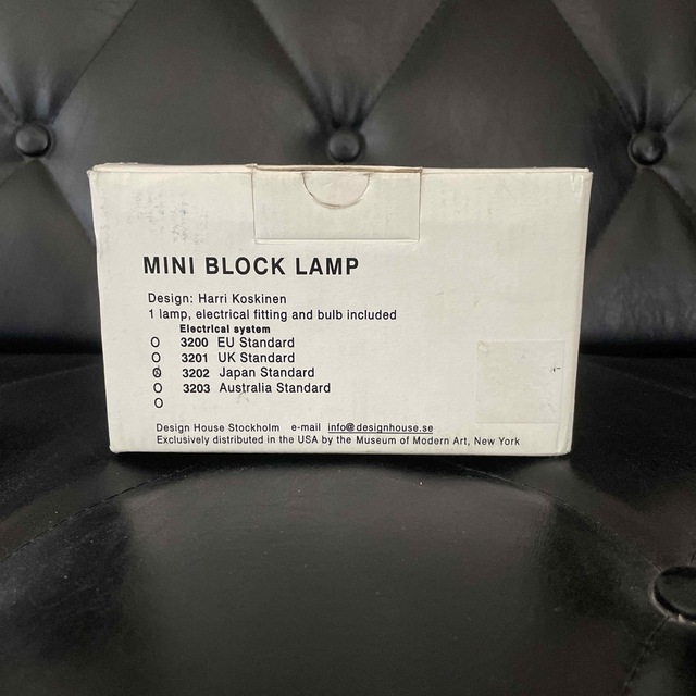 【値下】【美品】MINI BLOCKLAMP ミニ ブロックランプ