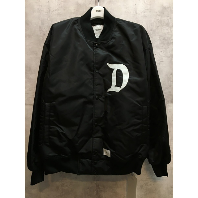 WTAPS TEAM JACKET NYLON TWILL ダブルタップス チームジャケット スタジャン 231TQDT-JKM01【004】【岩】