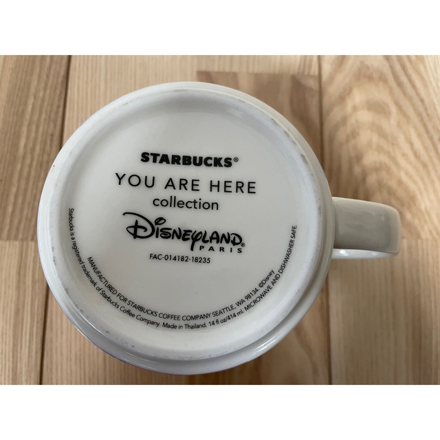 Starbucks Coffee(スターバックスコーヒー)のマグカップ　ディズニーパリ　スターバックス エンタメ/ホビーのおもちゃ/ぬいぐるみ(キャラクターグッズ)の商品写真