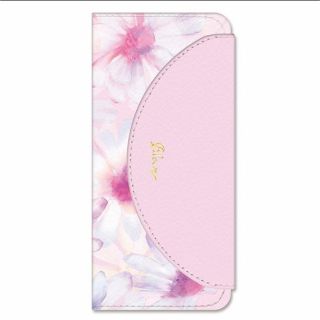 【中古】COLLABORN bloem 花柄 手帳型 スマホケース SE(iPhoneケース)