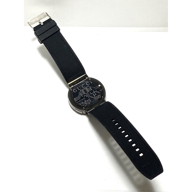 【付属品有】 極美品！　アイグッチ　デジタル　電池&ベルト新品　メンズ腕時計