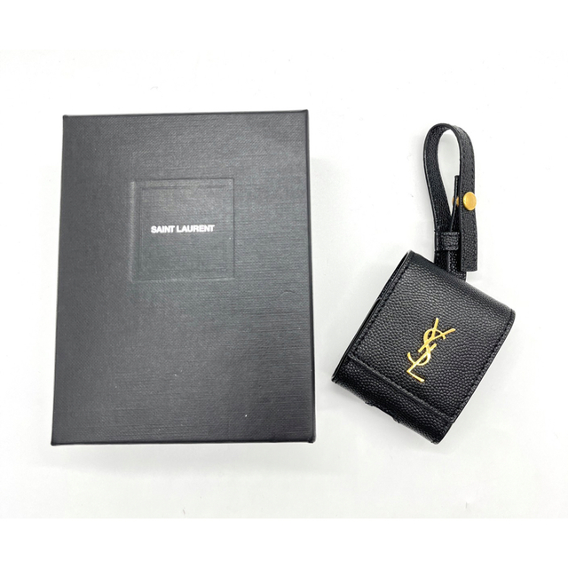 サンローラン　パリ　エアポッツ　Airpods 2　ブラック　YSL　正規品