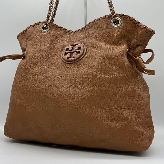 付属品特になし✨️美品✨️Tory Burch マリオン レザー チェーン トートバッグ