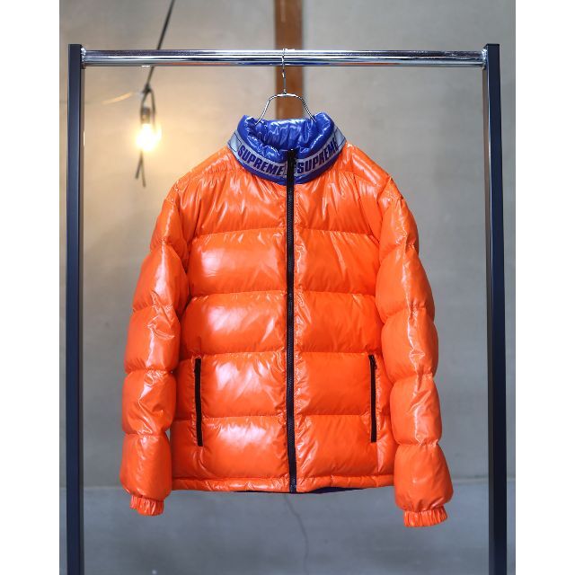 【SUPREME】Shiny Reversible Puffy Jacket