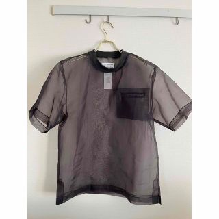 maison margielaメゾンマルジェラ シアートップスシースルーTシャツ