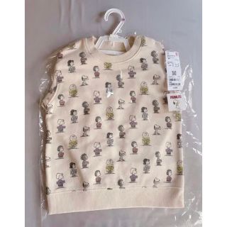 ユニクロ(UNIQLO)の【新品未開封】　ピーナッツ　スウェットシャツ　100(Tシャツ/カットソー)