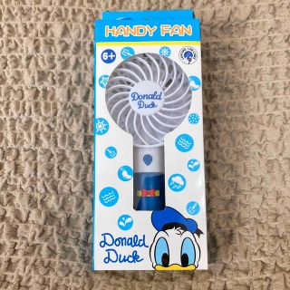 ディズニー(Disney)のディズニー ドナルドダック ハンディファン 新品未使用(扇風機)