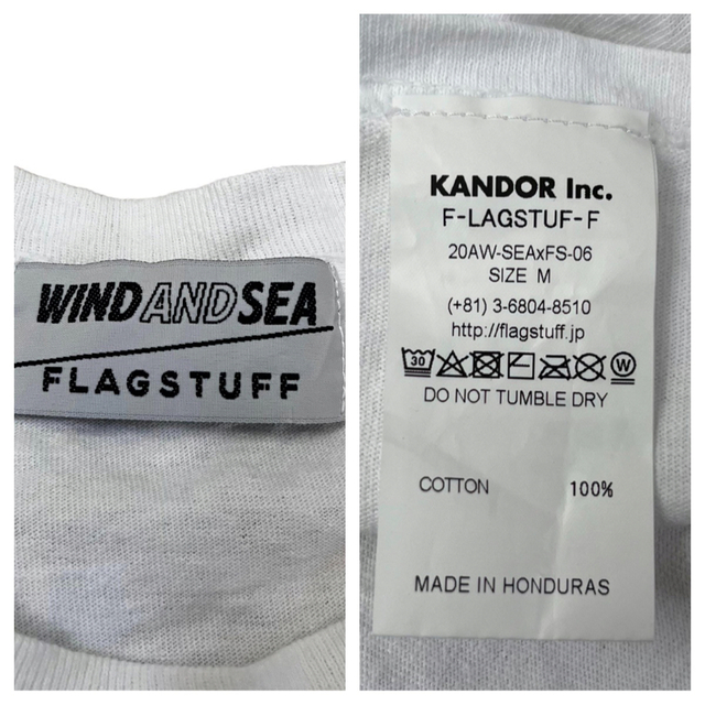 【WIND AND SEA  F-LAGSTUF-F】コラボTシャツ 8