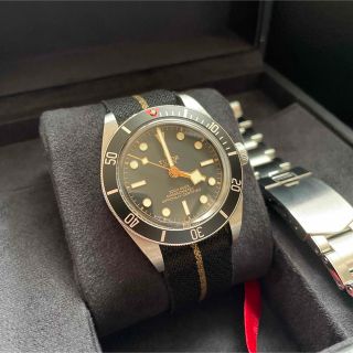 チュードル(Tudor)のTUDOR ブラックベイ 58 チューダー ステンレスベルト付き(腕時計(アナログ))