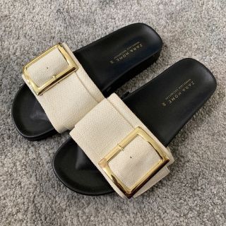 ザラ(ZARA)のZara キャンバス サンダル(サンダル)