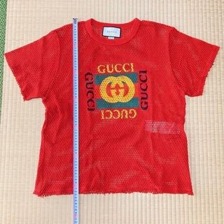 グッチ(Gucci)の激レア美品！　グッチ　インターロッキングGロゴメッシュTシャツ　XS(Tシャツ/カットソー(半袖/袖なし))