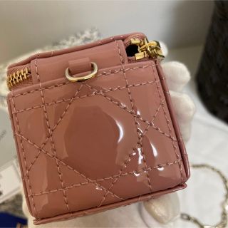 日本未入荷◆レディディオール ビーズ刺繍 カーフスキン ピンク