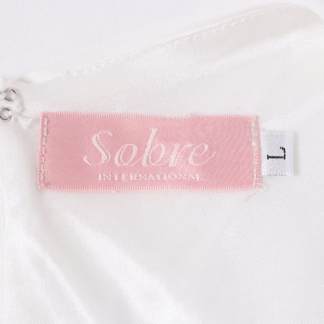SOBRE(ソブレ)のSOBRE　ソブレ　2111201配色レースツイードワンピース L レディースのワンピース(ひざ丈ワンピース)の商品写真