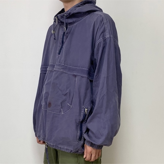 old gap アノラックパーカー コットン ナス紺 90s | www.innoveering.net