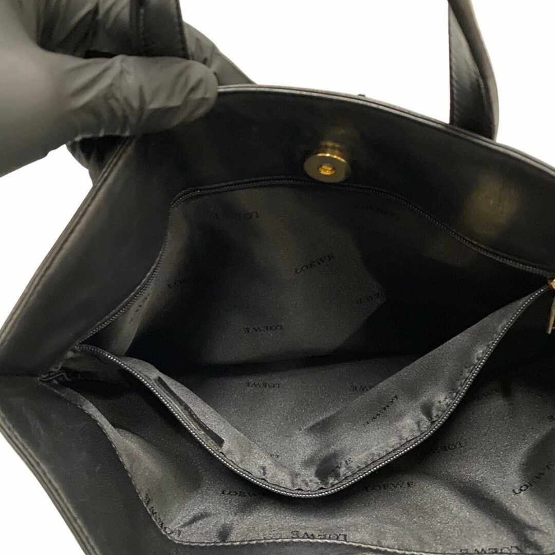 極 美品 希少品 LOEWE ロエベ アナグラム ロゴ ナッパレザー 本革