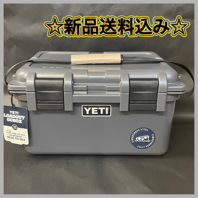 リッド☆新品送料込み☆ YETI イエティ gobox ゴーボックス　チャコール