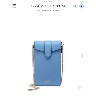 スマイソン(Smythson)の【Sale】Smython スマホケース(ショルダーバッグ)