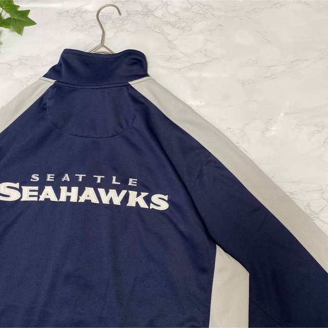 NFL トラックジャケット　ジャージ　刺繍　オーバーサイズ　seahawks 8