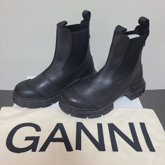 【新品】GANNI ガニー リサイクルラバー ブーツ サイズ36 1