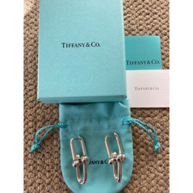 TIFFANY ティファニー ハードウェア リンクピアス(ラージ
