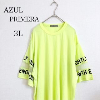 シマムラ(しまむら)のAZUL PRIMERA Y2K スポーティー 半袖 Tシャツ【3Lサイズ】(Tシャツ(半袖/袖なし))