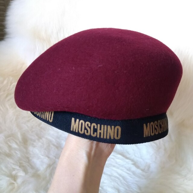 MOSCHINO(モスキーノ)のMOSCHINO　ベレー帽 レディースの帽子(ハンチング/ベレー帽)の商品写真