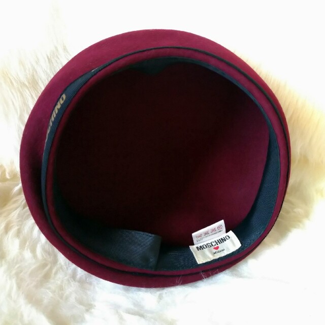 MOSCHINO(モスキーノ)のMOSCHINO　ベレー帽 レディースの帽子(ハンチング/ベレー帽)の商品写真