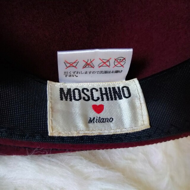 MOSCHINO(モスキーノ)のMOSCHINO　ベレー帽 レディースの帽子(ハンチング/ベレー帽)の商品写真