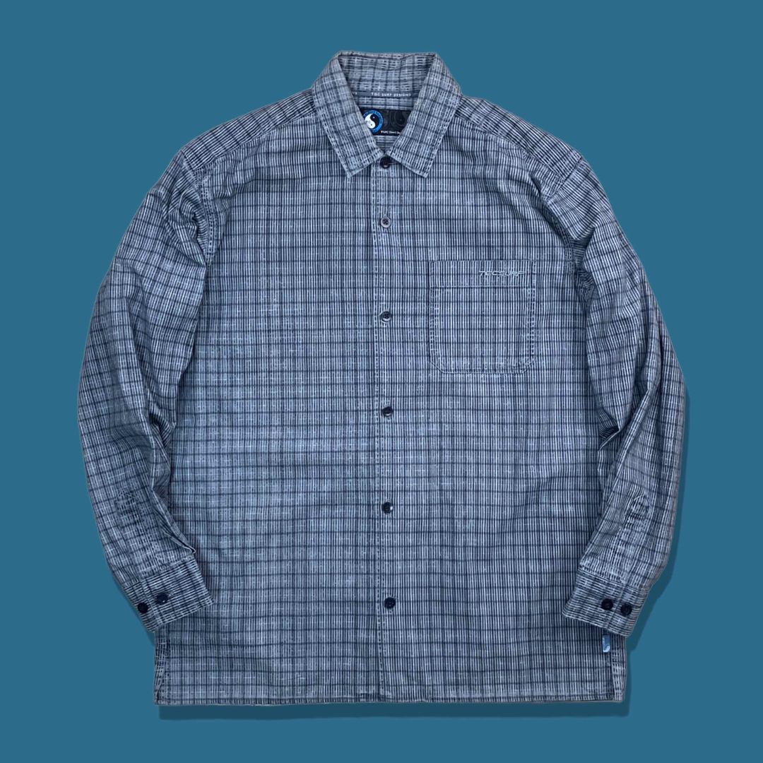 STUSSY(ステューシー)の90s 00s Y2K ヴィンテージシャツジャケット チェック オールドサーフ メンズのトップス(シャツ)の商品写真