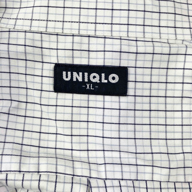 90s 00s OLD UNIQLO オールドユニクロ 紺タグ チェックシャツ - シャツ